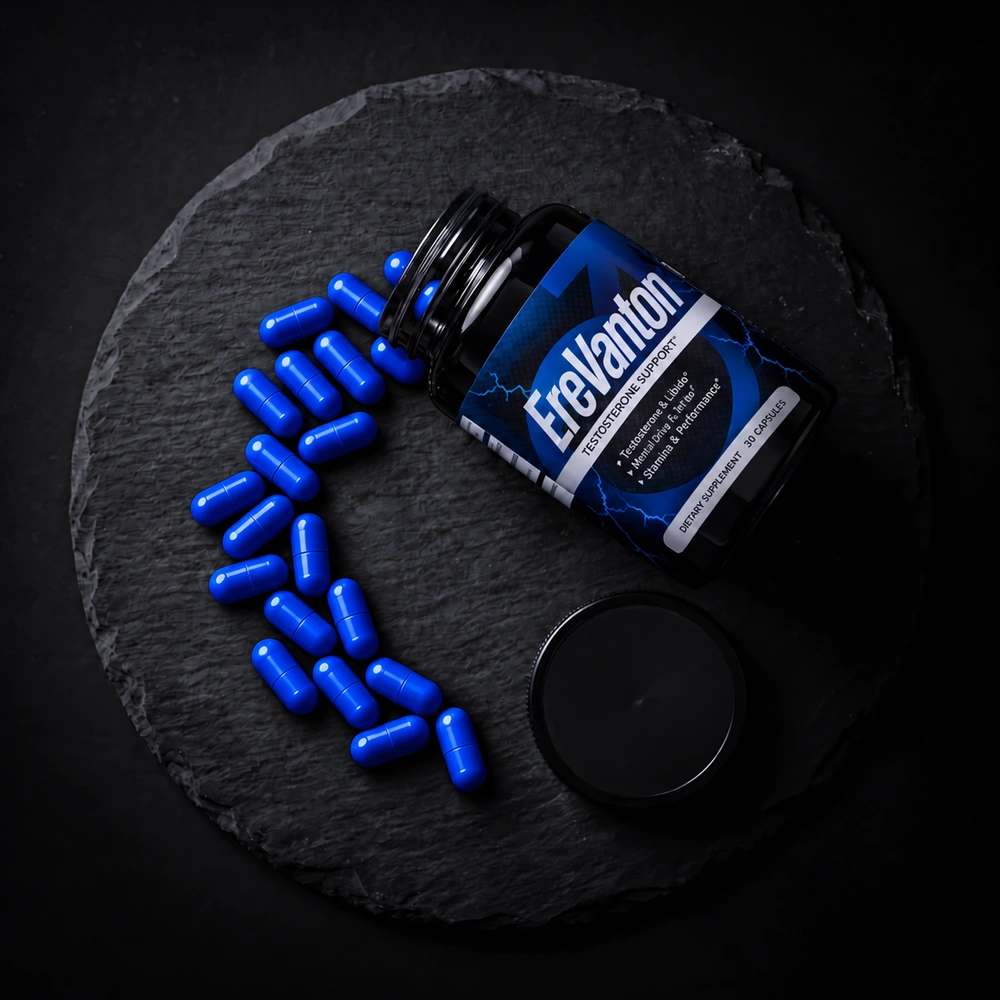 EreVanton&reg; jar on dark rock