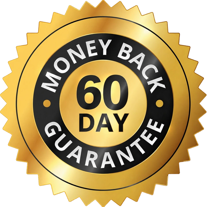 60 day money back guarantee